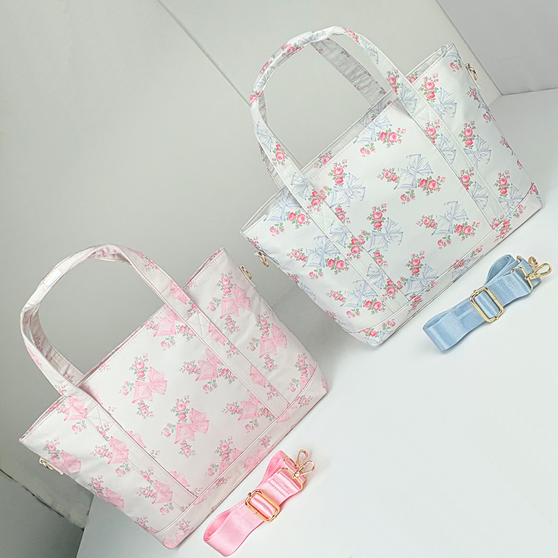 Women'S Tote Bags Designer - Fashion Floral Printed Tote Bag For