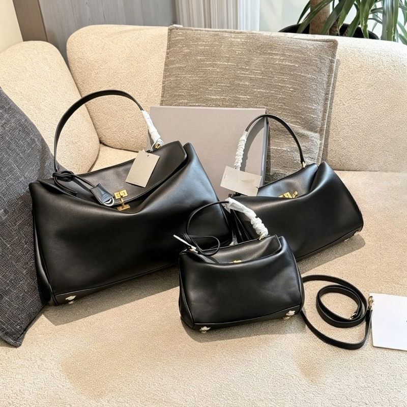 Women Bags And Purses - Multi Size Soft Genuine Cowhide Tote
