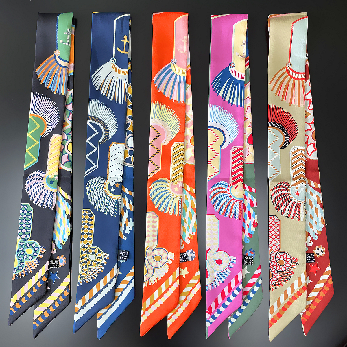 Women Bags Luxury - Brand Design Twill 100% Silk Scarf