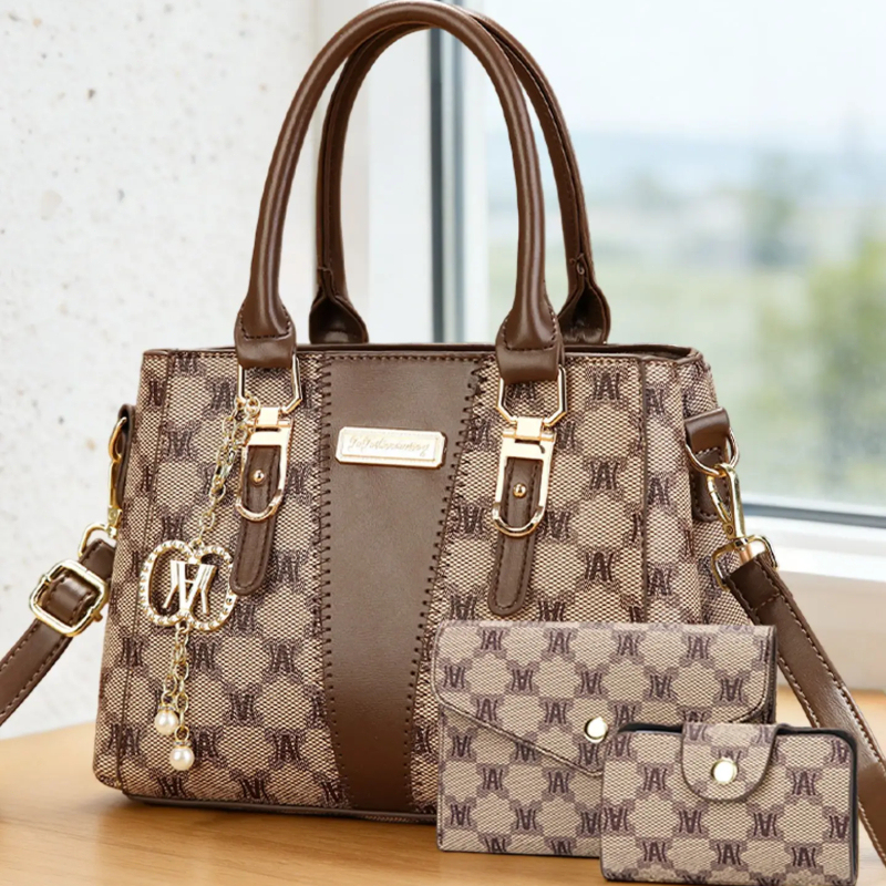 Women Bags Luxury - Light luxury high-end letter printed handbag,