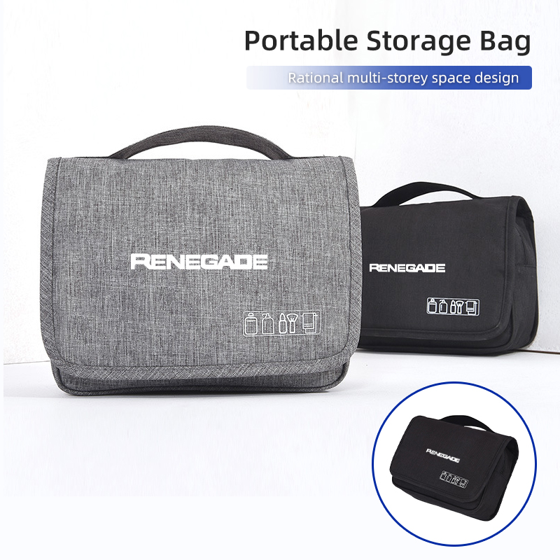 Women'S Jeep Bags - Car LOGO Portable Toiletry Washbag Waterproof
