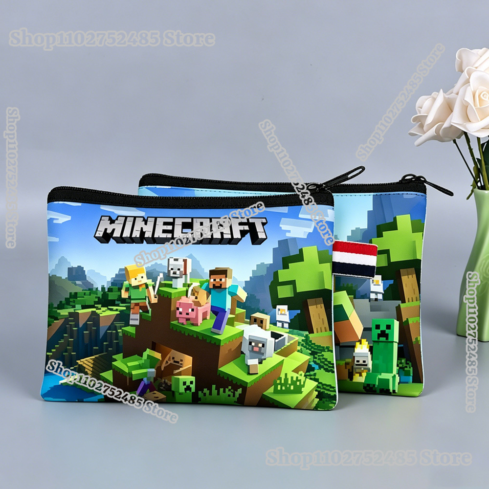 Women Bags And Purses - Pixels Block Coin Purse Miner Crafted