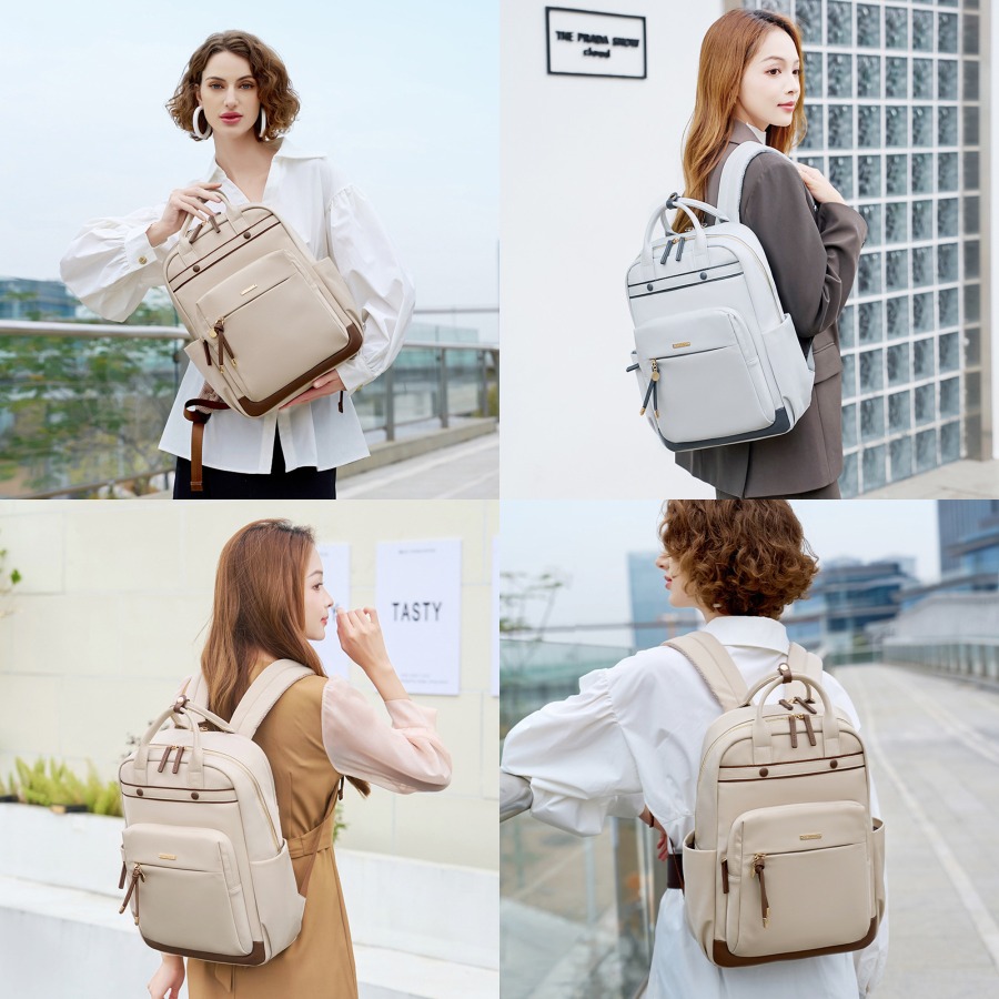 Women Bags And Purses - 【New Arrival】Chic Beige & Brown Backpack