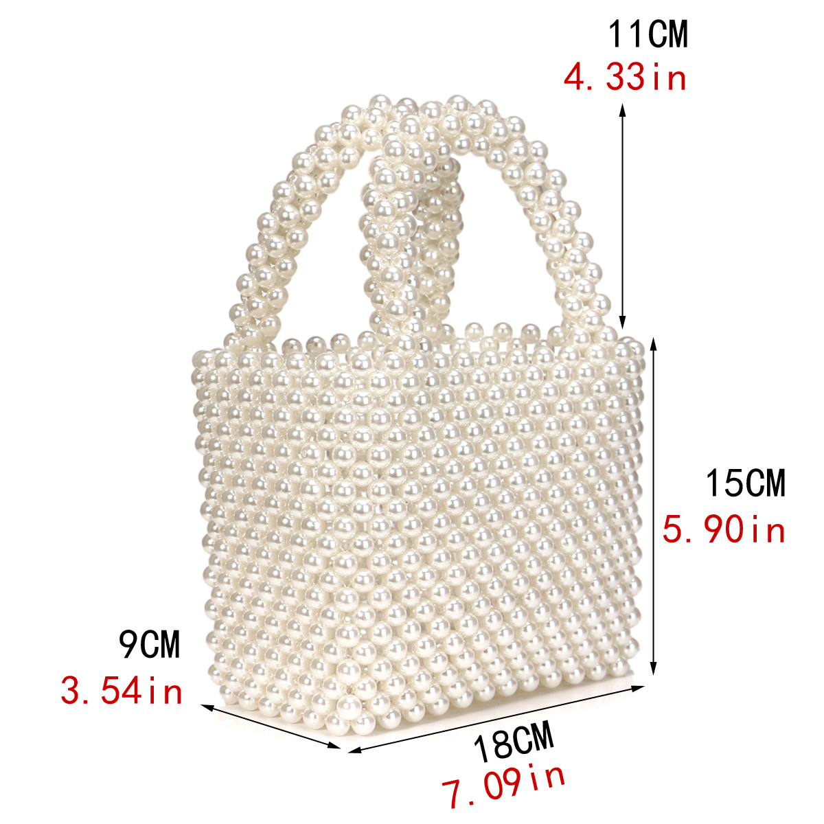 Fashion wedding beading clutch - Evening Bag Beaded recension och pris
