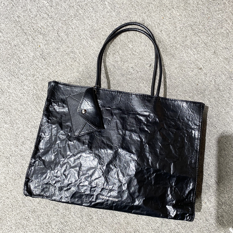 Korean Casual Kraft Paper Tote - Women'S Tote Bags Designer recension och pris