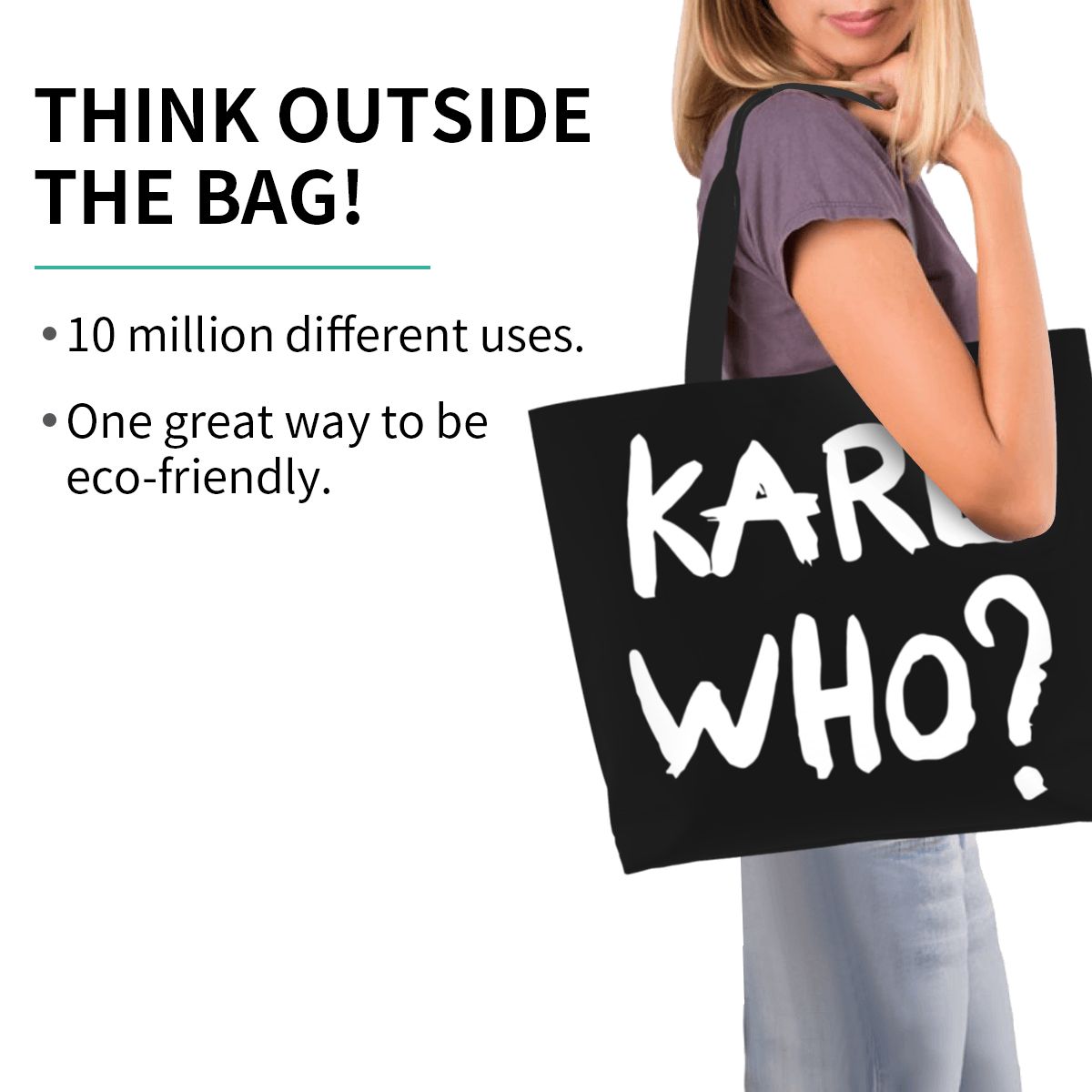 Custom Kawaii Karl Who Slogan  - Women'S Karl Bags recension och pris