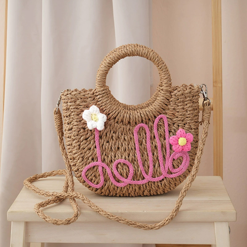 Handwoven Straw Bag Ladies Bea - Women'S Bags Holiday recension och pris
