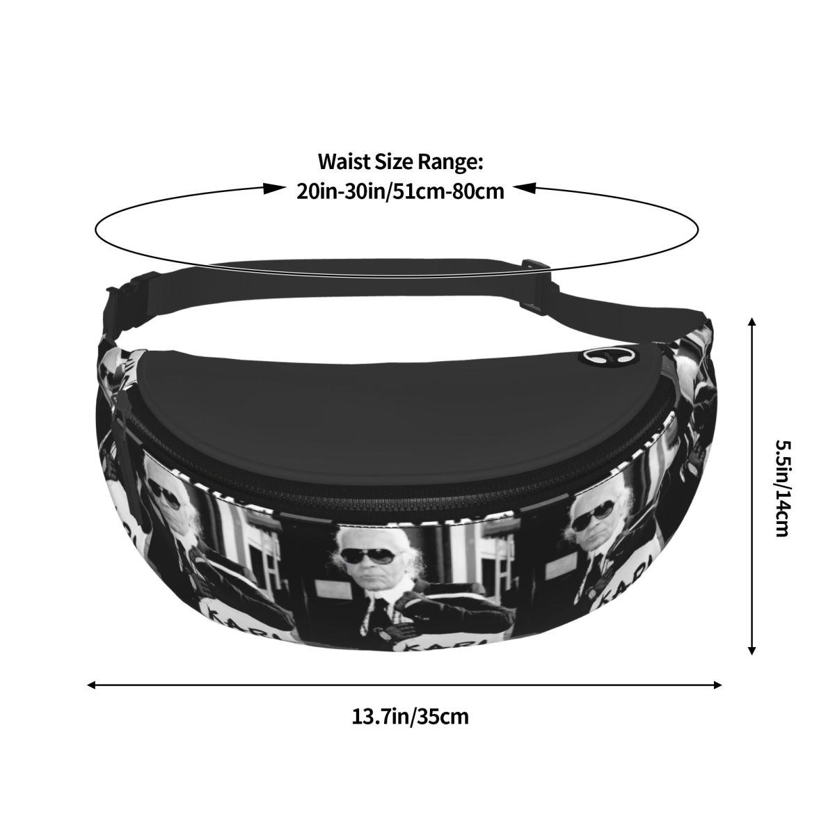 Karl Who Waist Bag for Women M - Women'S Karl Bags recension och pris
