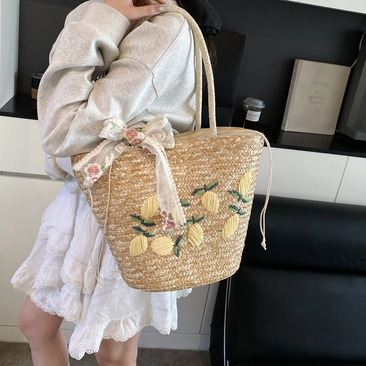Large Capacity Beach Shoulder  - Women'S Tote Bags Designer recension och pris