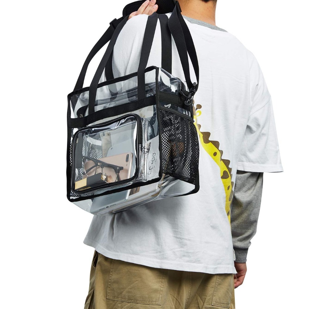 Clear Tote Bag Heavy Duty Plas - Women'S Bags For Work recension och pris