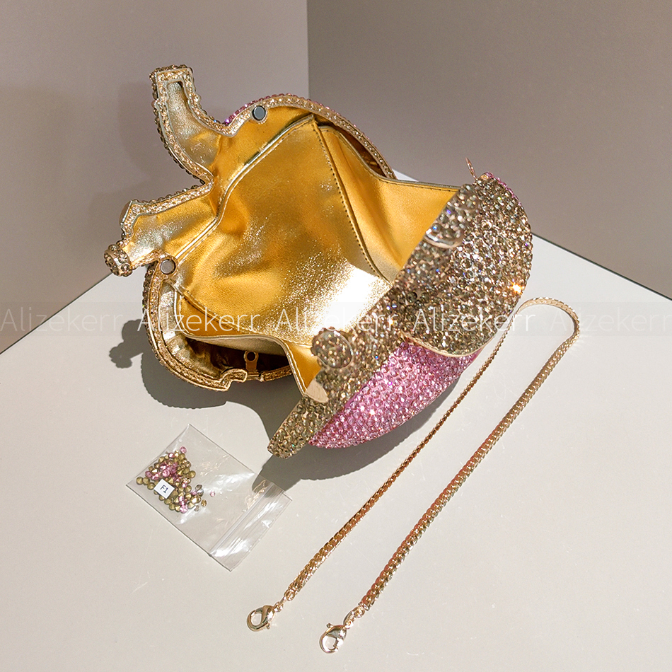 Alizekerr Heart Shaped Diamond - Evening Bag Beaded recension och pris