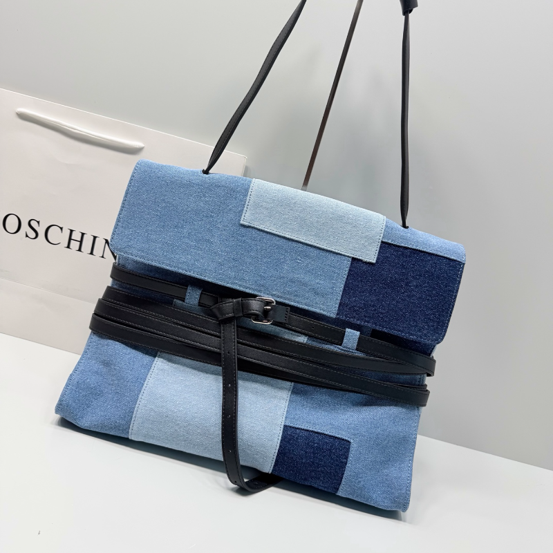 Color Block Denim Handbag Cros - Women Bags And Purses recension och pris