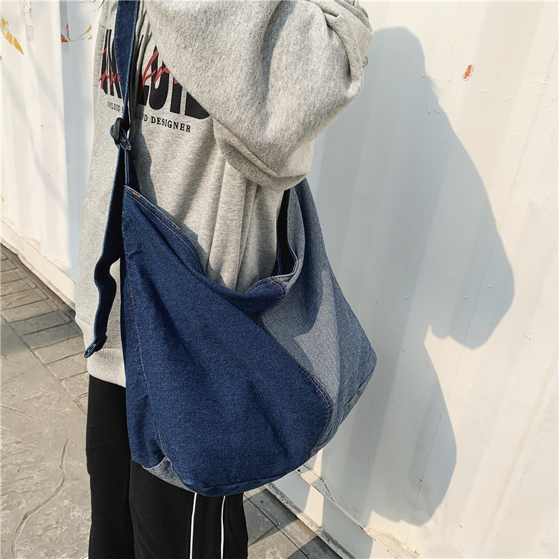 Casual Patchwork Denim Tote Ba - Women Bags Jeans recension och pris