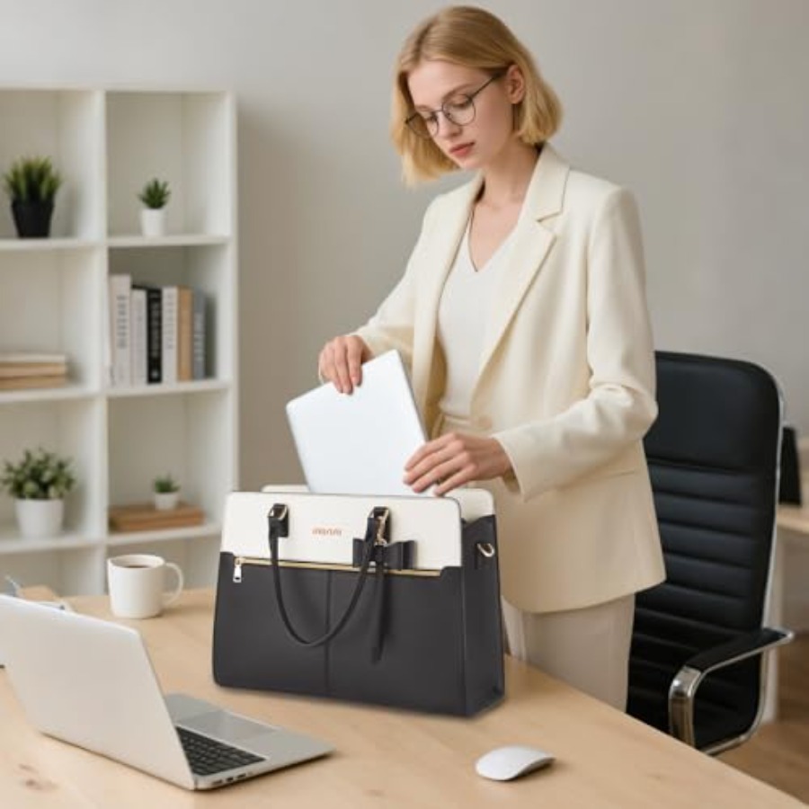 Laptop Tote Bag for Women, 15. - Women'S Bags For Work recension och pris