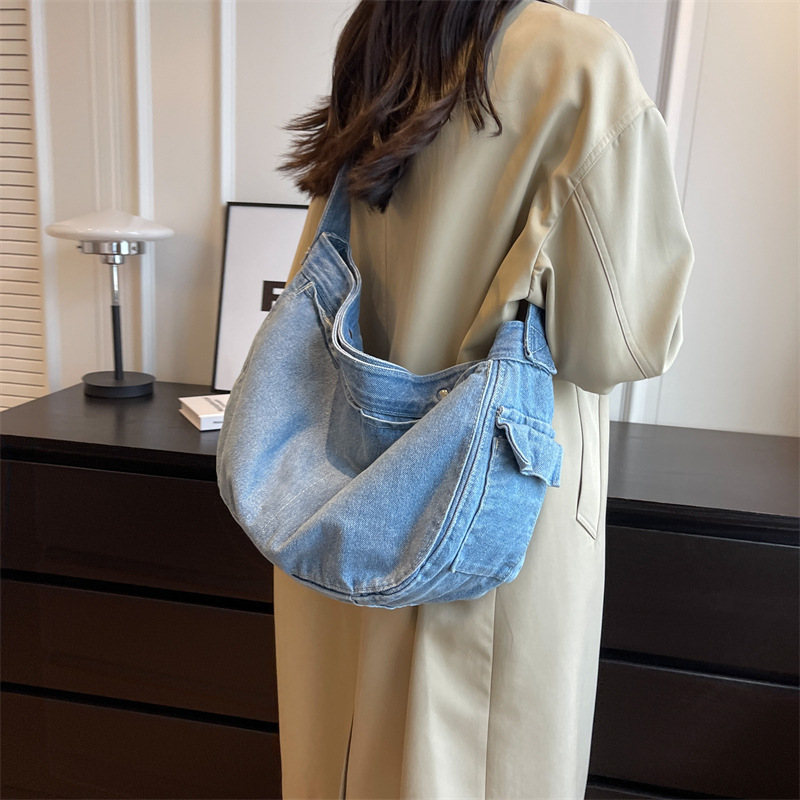 Women's Vintage Denim Hobo Bag - Women Bags Jeans recension och pris