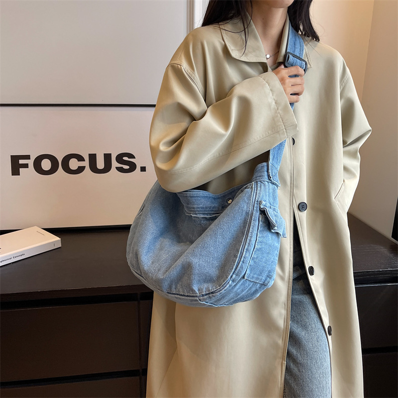 Women's Vintage Denim Hobo Bag - Women Bags Jeans recension och pris