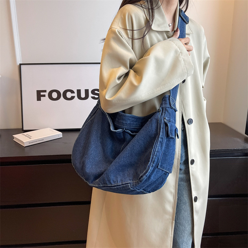 Women's Vintage Denim Hobo Bag - Women Bags Jeans recension och pris
