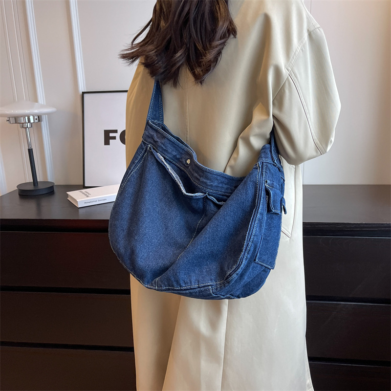 Women's Vintage Denim Hobo Bag - Women Bags Jeans recension och pris