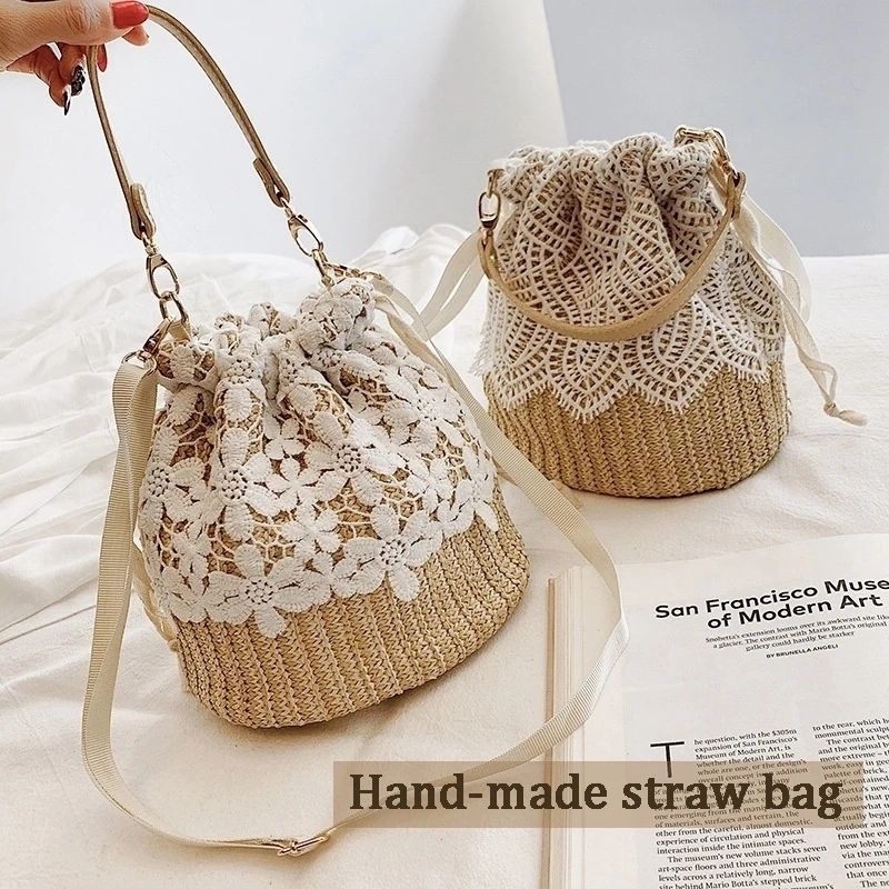 2023 New Straw Plaited Article - Women'S Bags Holiday recension och pris