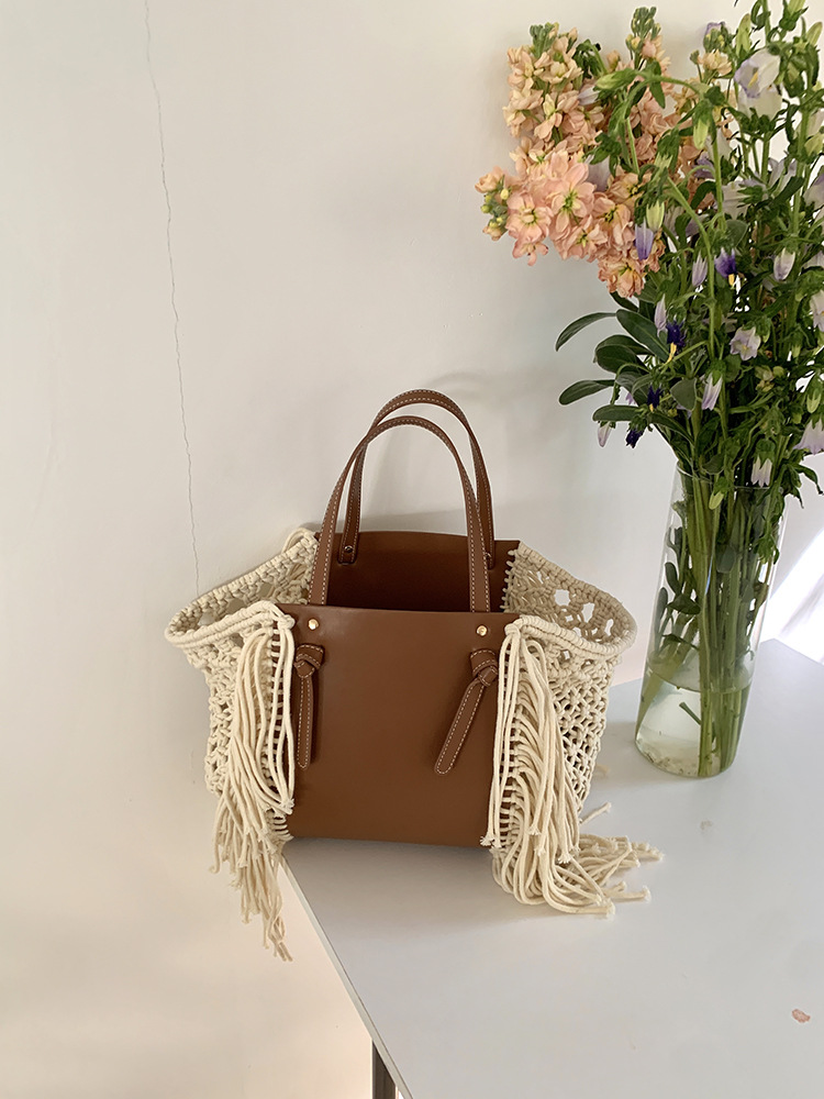 Retro Cotton Rope Tassel Bag H - Women'S Bags Holiday recension och pris