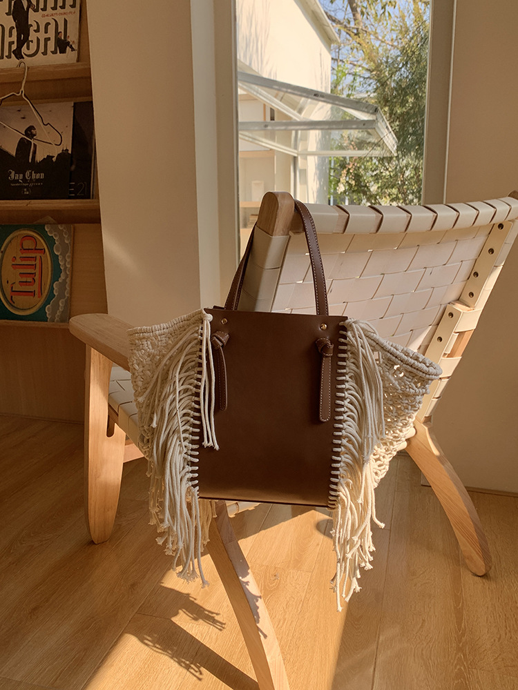 Retro Cotton Rope Tassel Bag H - Women'S Bags Holiday recension och pris