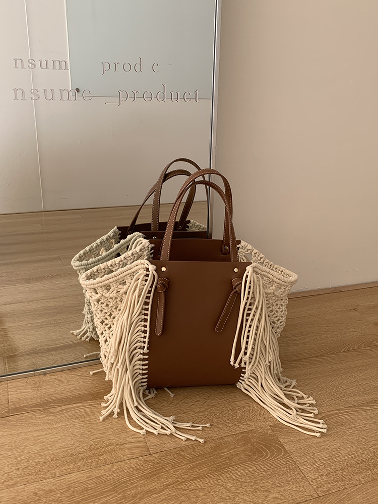 Retro Cotton Rope Tassel Bag H - Women'S Bags Holiday recension och pris