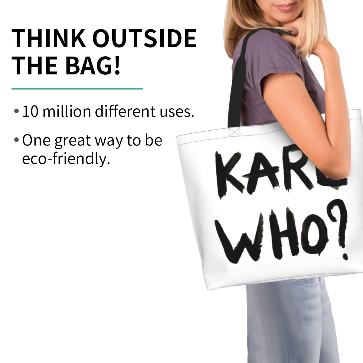 Custom Karl Who Grocery Shoppi - Women'S Karl Bags recension och pris