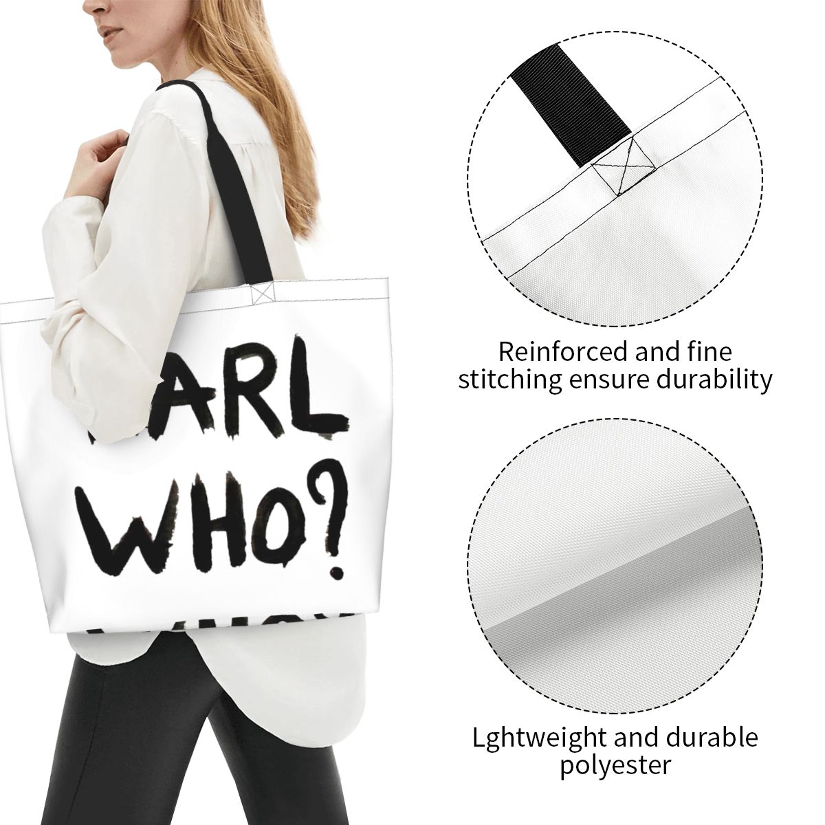 Custom Karl Who Grocery Shoppi - Women'S Karl Bags recension och pris