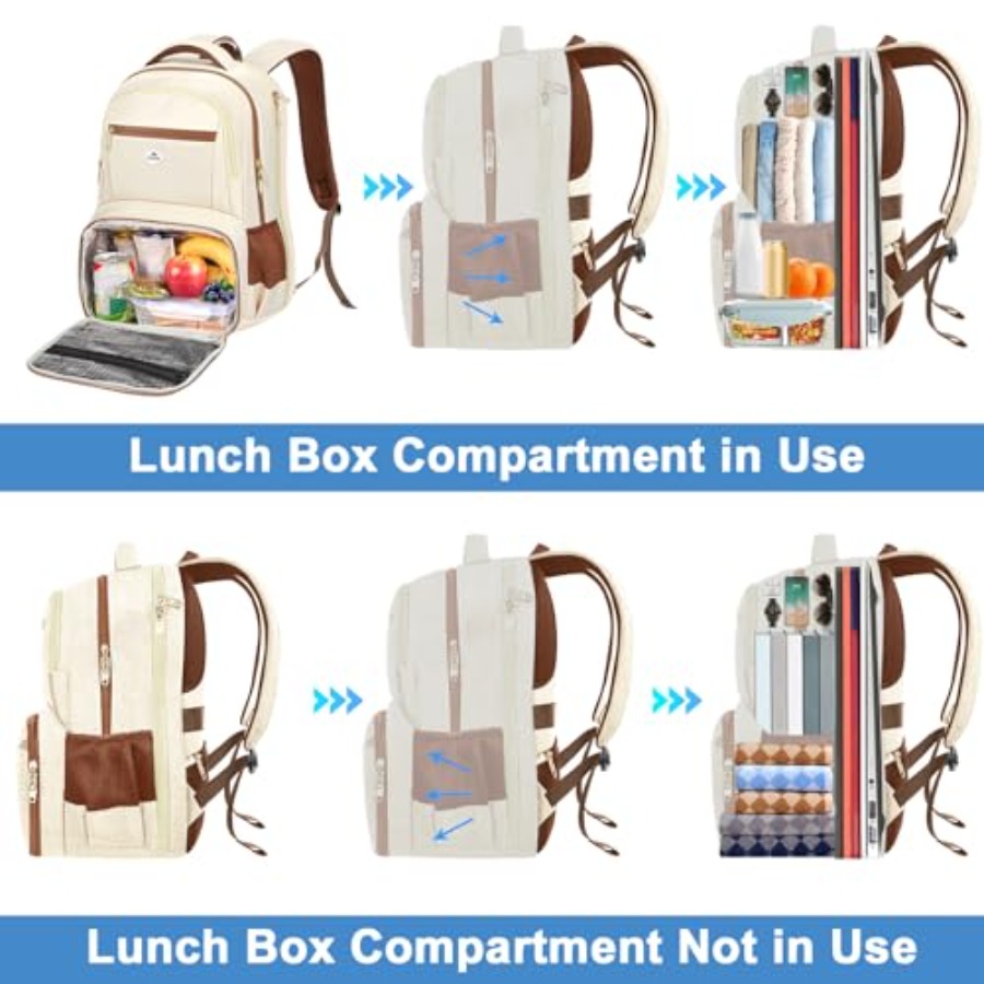 Backpack Lunch Bag for Women,  - Women'S Bags For Work recension och pris