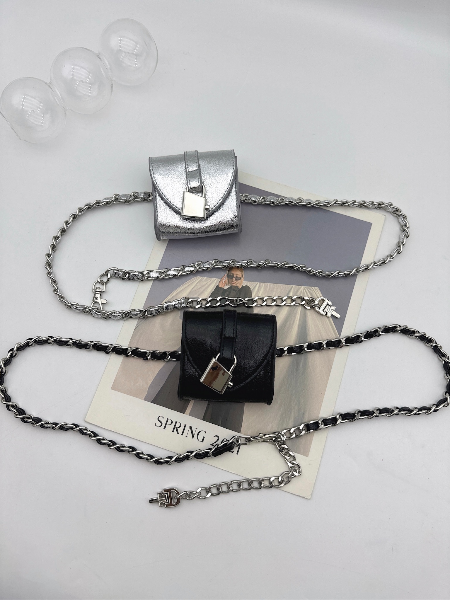Trendy Metal Chain Waist Bag W - Women Bags Jeans recension och pris