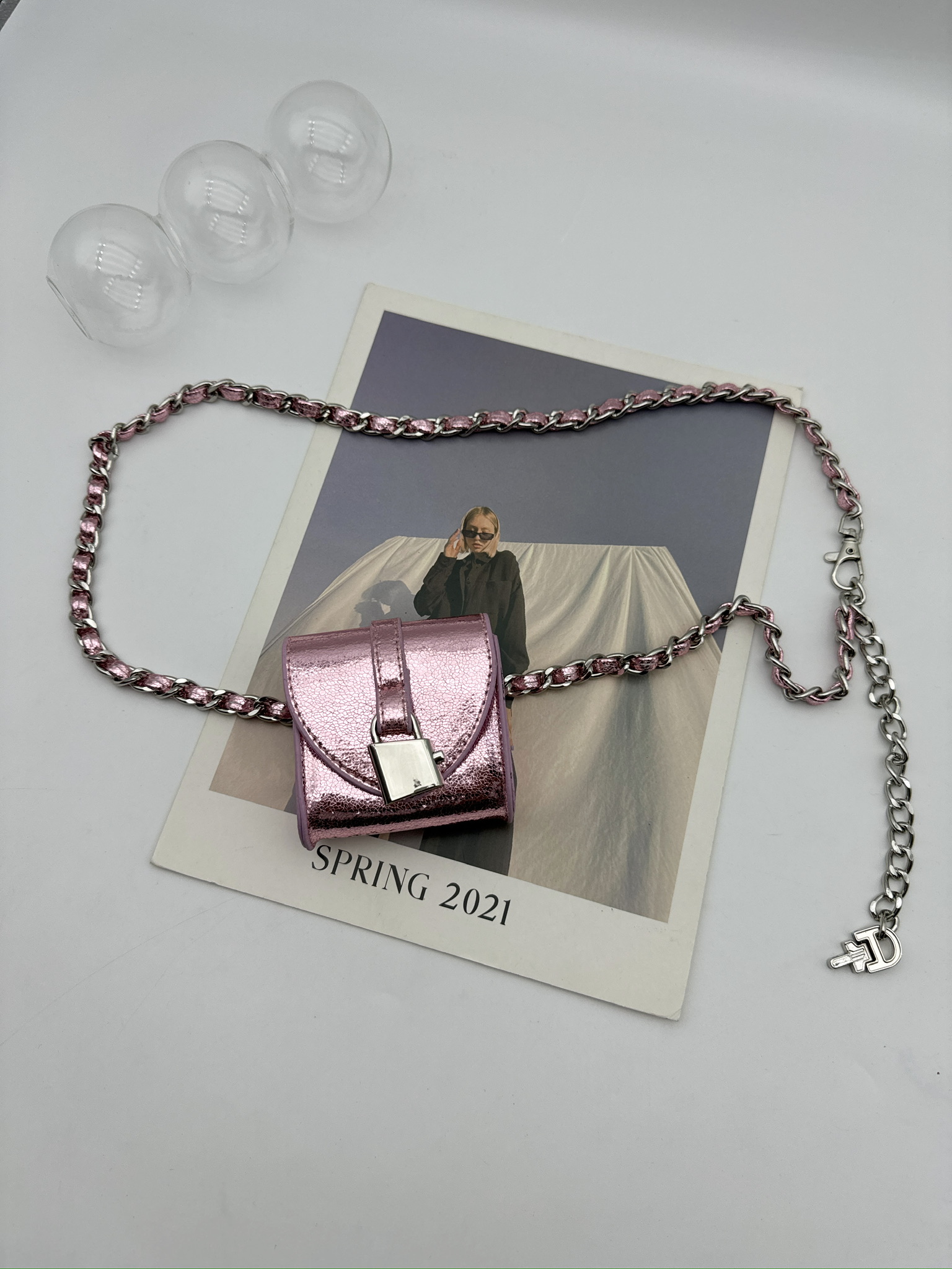 Trendy Metal Chain Waist Bag W - Women Bags Jeans recension och pris