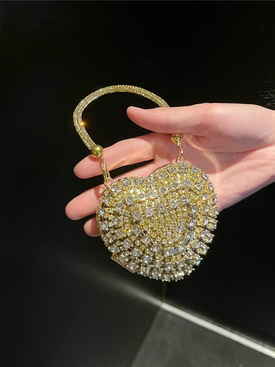 Luxury Small Bling Heart Shape - Women Bags Luxury recension och pris