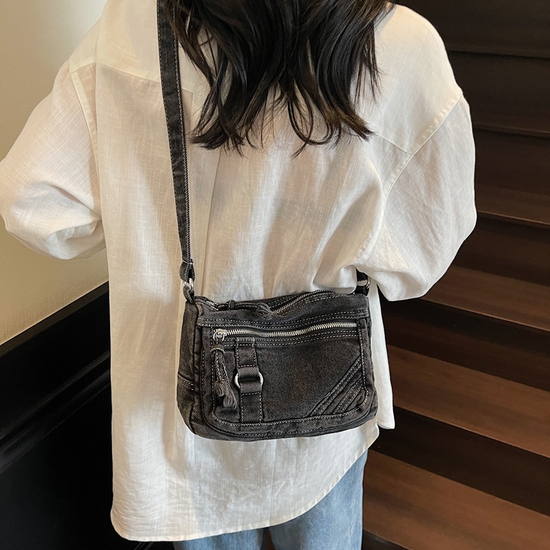 Women's Washed Denim Crossbody - Women Bags Jeans recension och pris