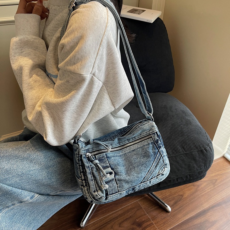 Women's Washed Denim Crossbody - Women Bags Jeans recension och pris