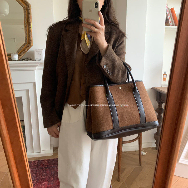 JIAERDI Retro Weave Tote Bag W - Women'S Bags Holiday recension och pris