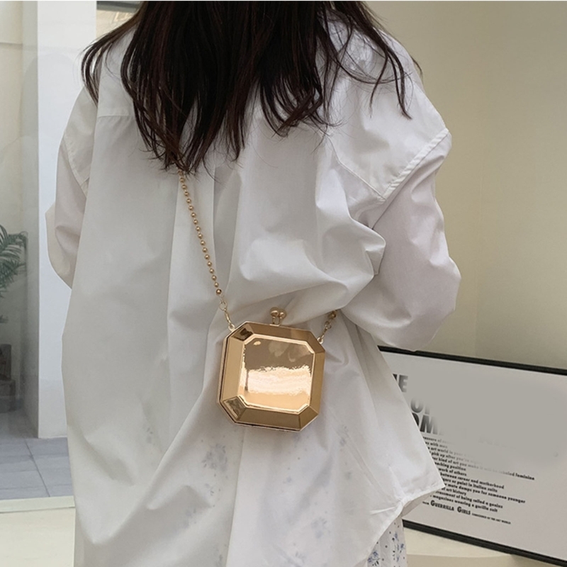 Mini Luxury Gold Party Evening - Women Bags Luxury recension och pris