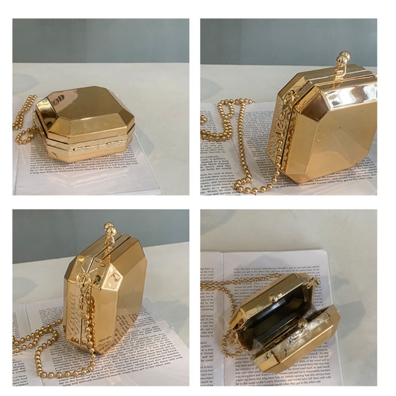 Mini Luxury Gold Party Evening - Women Bags Luxury recension och pris