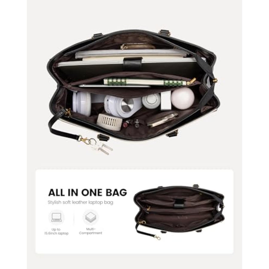 Vintage Leather Work Tote - La - Women'S Bags For Work recension och pris