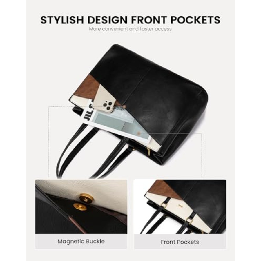 Vintage Leather Work Tote - La - Women'S Bags For Work recension och pris