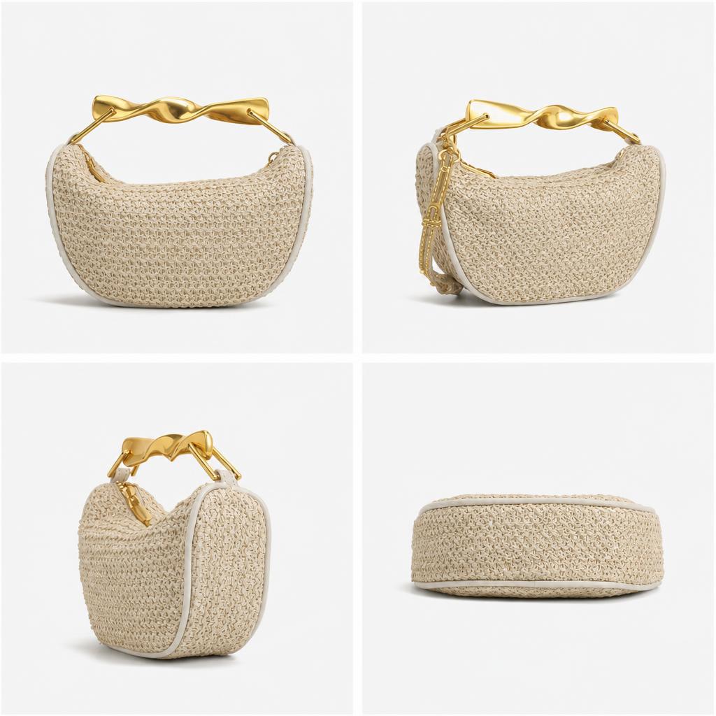 Causal Hobos Straw Woven Top-H - Women'S Bags Holiday recension och pris
