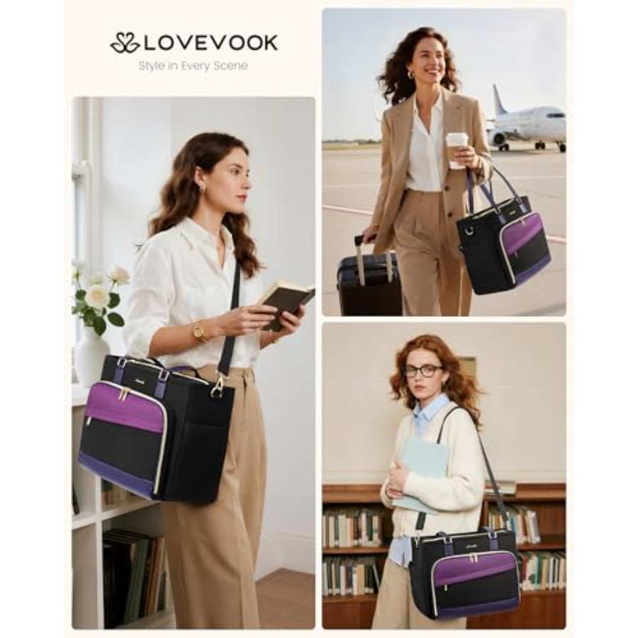 LOVEVOOK Teacher Tote Bag, Lap - Women'S Bags For Work recension och pris