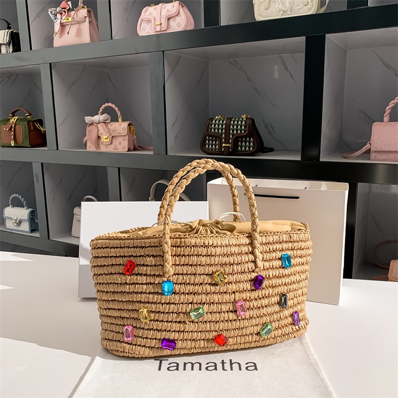 Summer Straw Woven Handmade Ha - Women'S Bags Holiday recension och pris