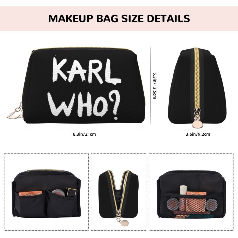 Karl Who Print Leather Makeup  - Women'S Karl Bags recension och pris