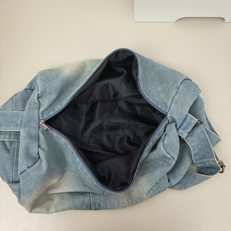 Y2K Vintage Washed Denim Shoul - Women Bags Jeans recension och pris