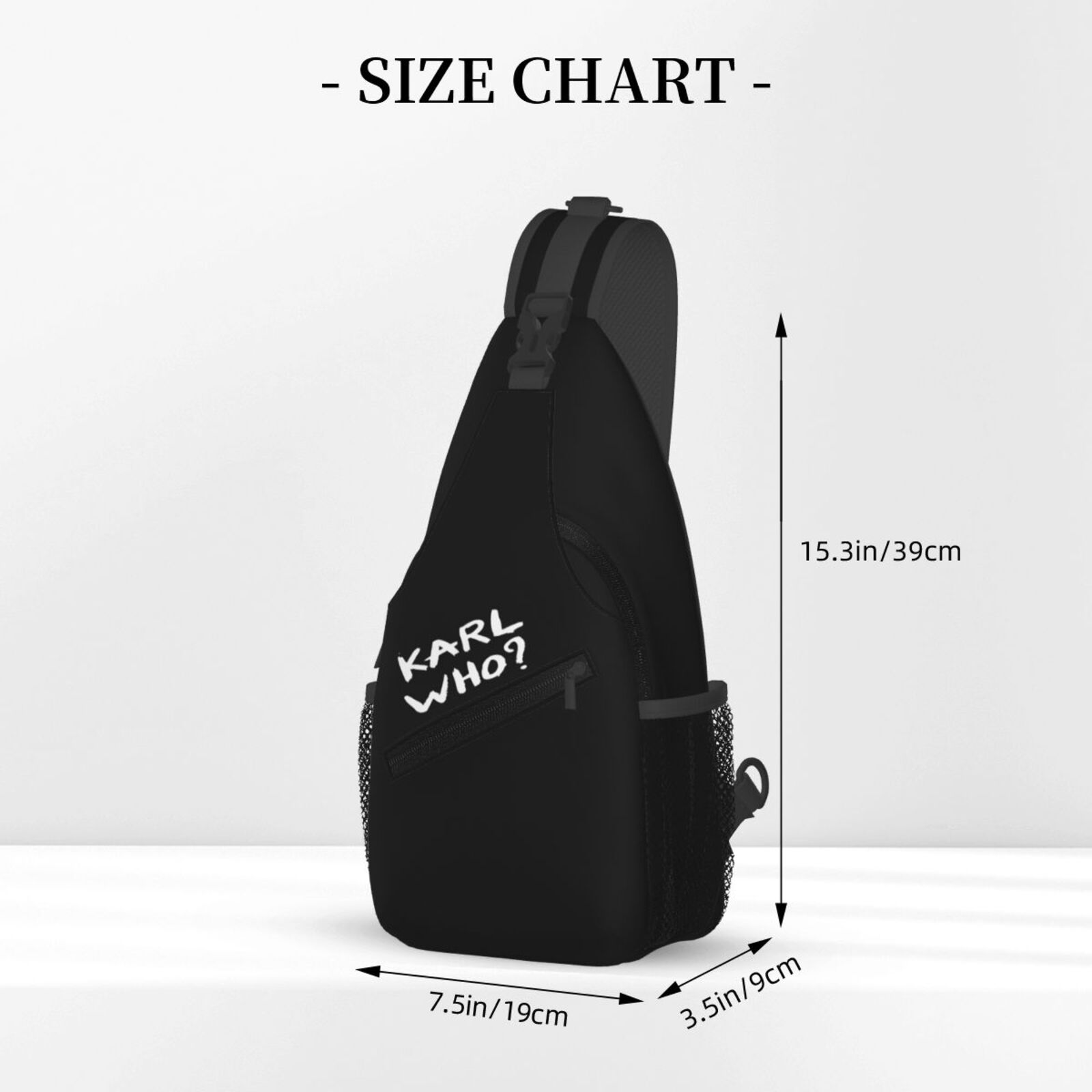 Karl Who Text Pattern Chest Ba - Women'S Karl Bags recension och pris
