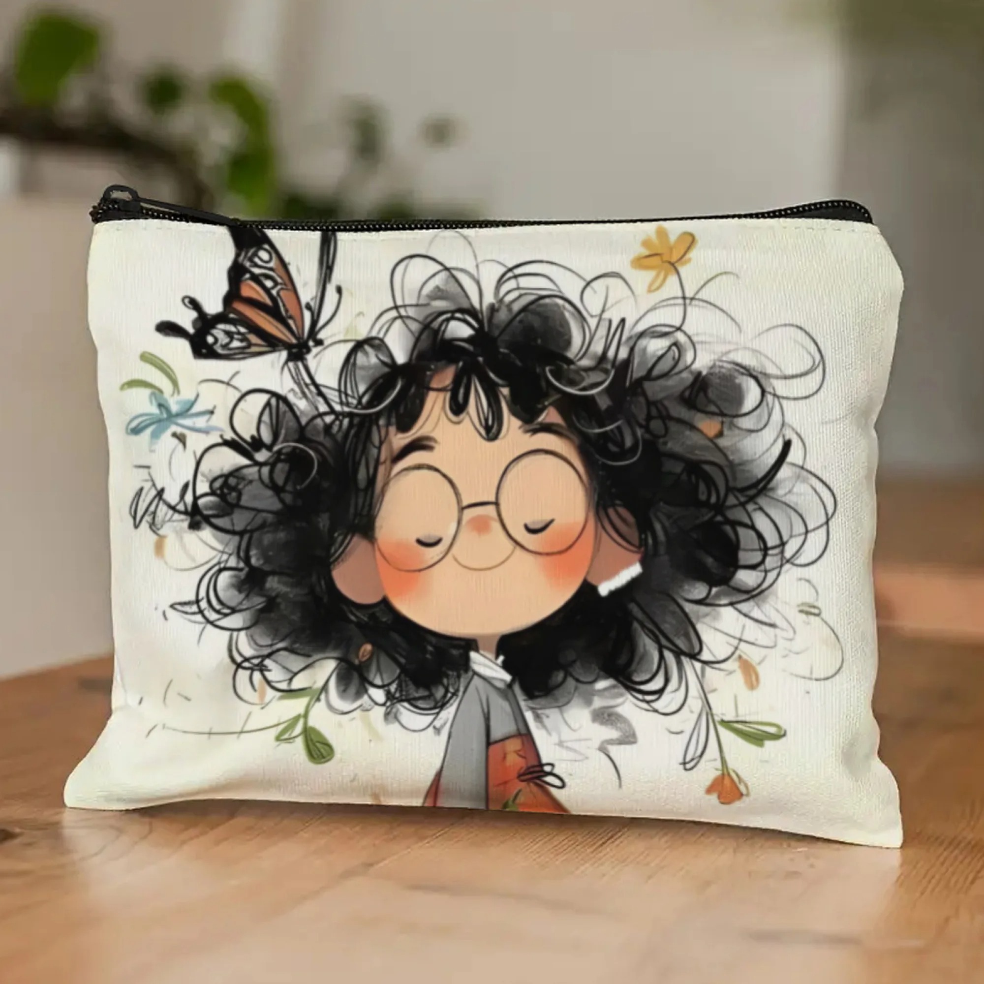 Cartoon Girl Makeup Bag Zipper - Women Bags And Purses recension och pris