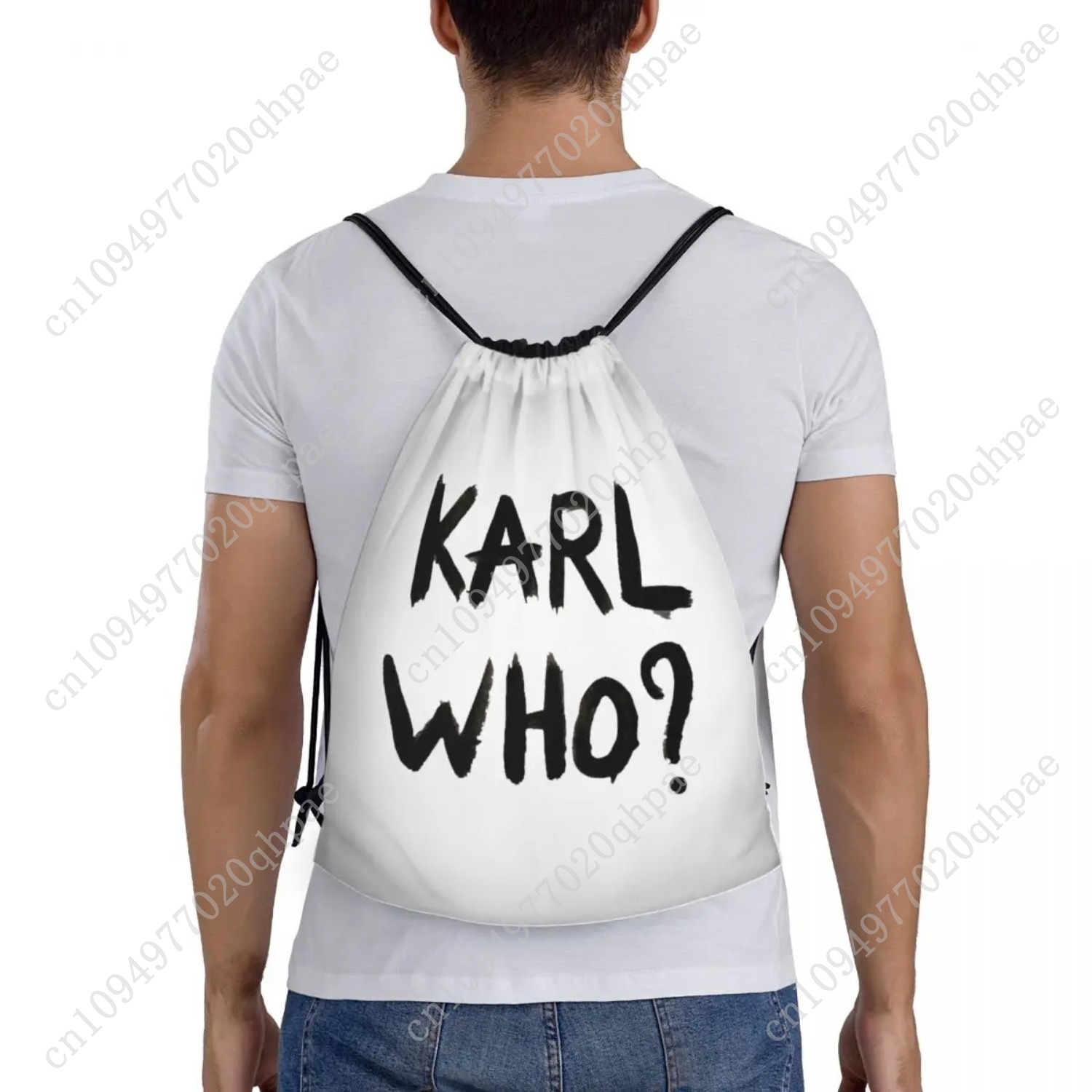 Custom Karl Who Drawstring Bag - Women'S Karl Bags recension och pris