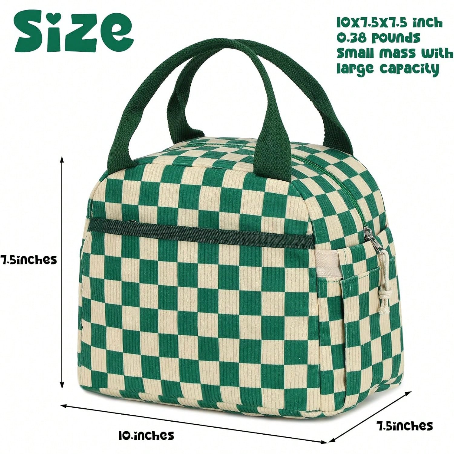 Cute Corduroy Lunch Tote Bags  - Women'S Bags For Work recension och pris