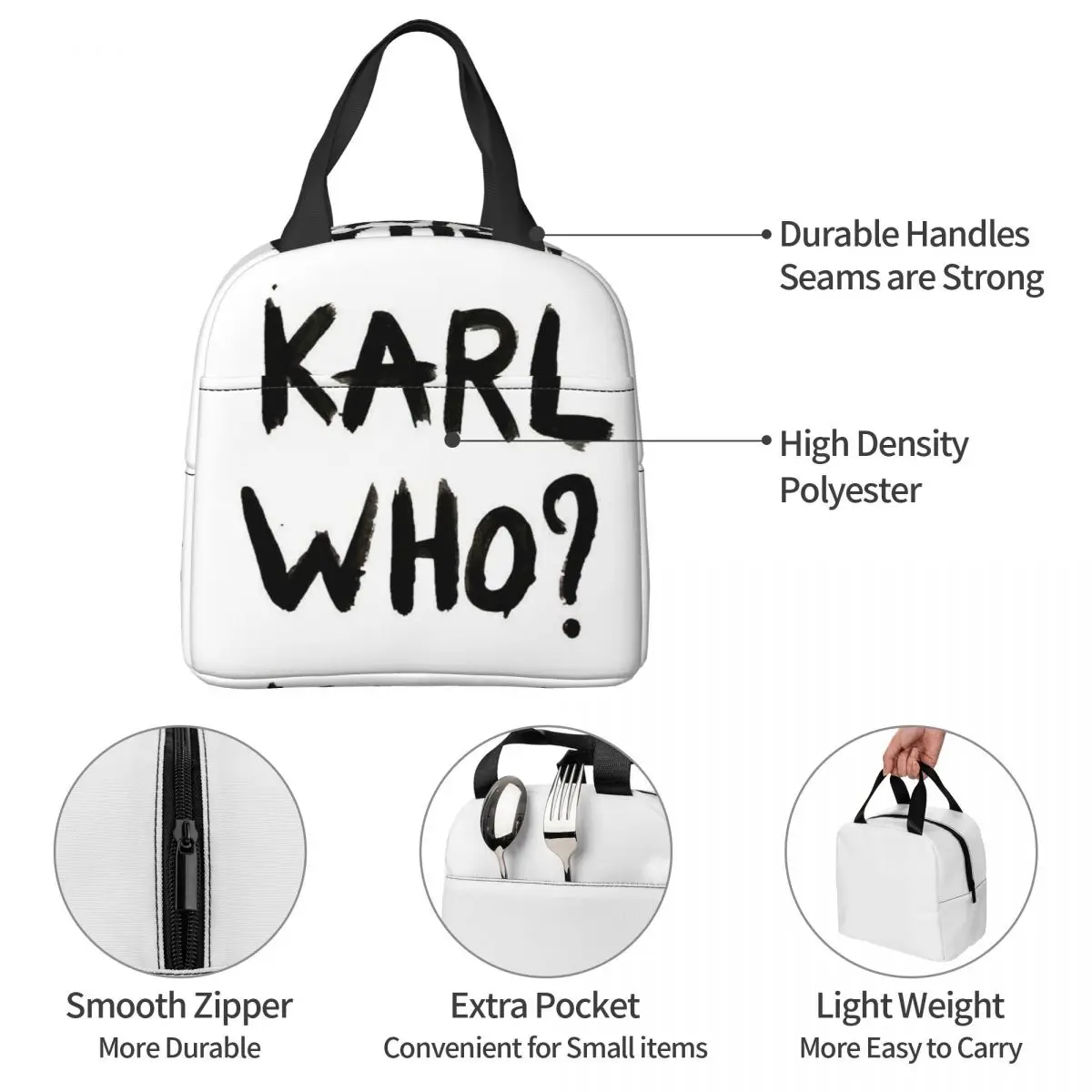 Karl Who Insulated Lunch Bag f - Women'S Karl Bags recension och pris