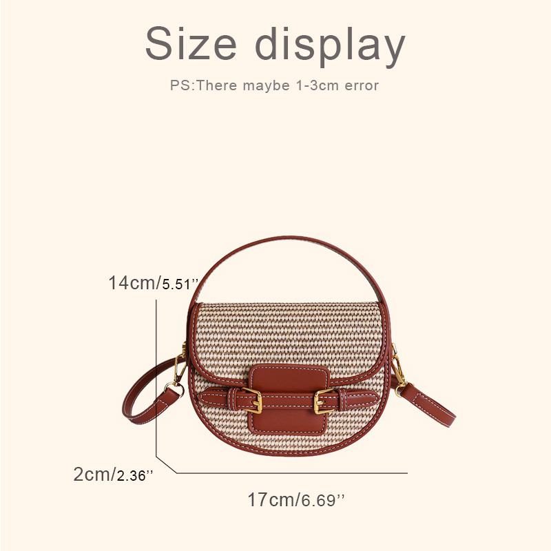 England Style Mini Straw Saddl - Women Bags Luxury recension och pris